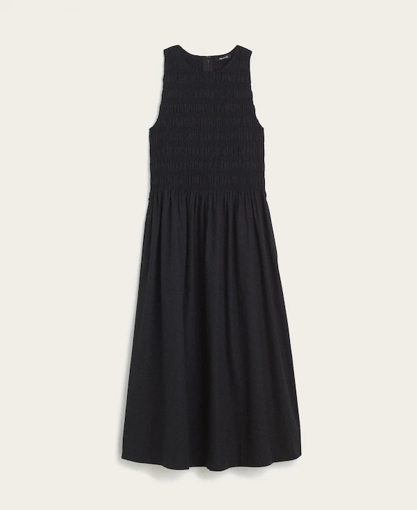Smocked Racerback Midi Dress | Madewell