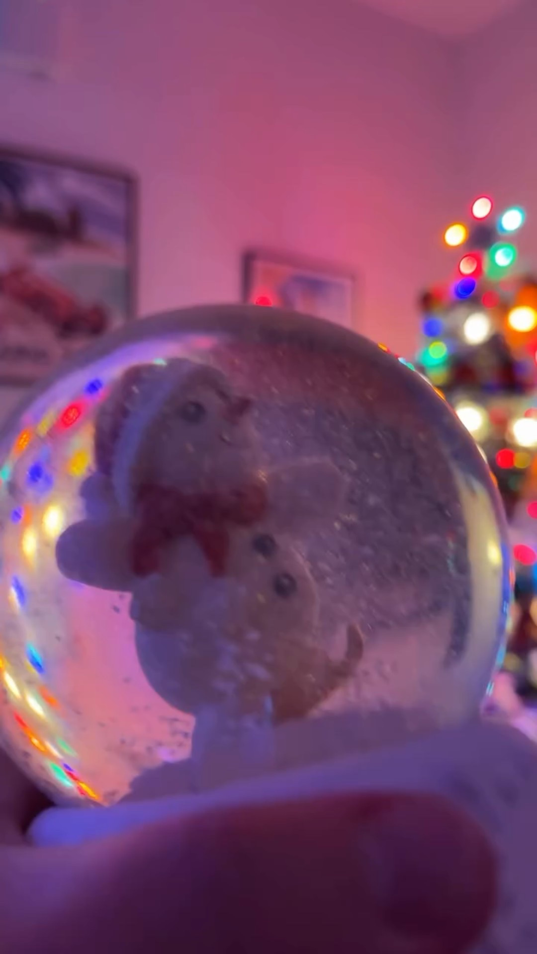 Just a little bit of nostalgia 

#snowglobe #dept56 #snowman