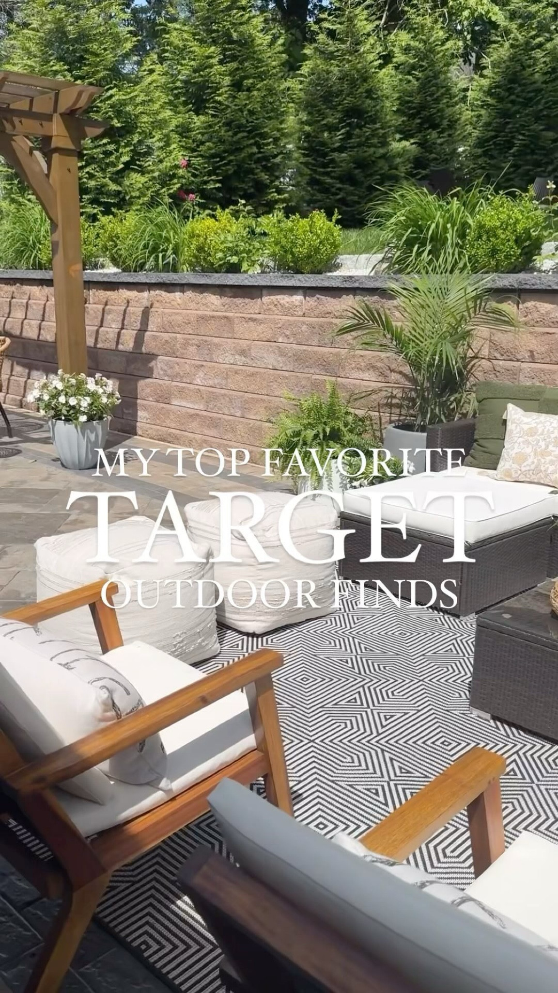 From my outdoor patio to yours 🪴

Make sure to follow & comment SHOP for links !

#outdoordecor #targetfinds #targetmusthaves #summerdecor #affordablefinds #homedecor