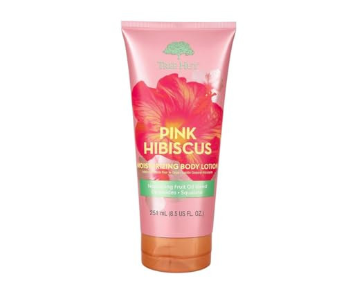 Tree Hut Pink Hibiscus Moisturizing Body Lotion | Ceramide and Squalene Formula Helps Protect Skin | Long-lasting Hydration Leaves Skin Feeling Soft & Moisturized | 8.5 fl oz. | Amazon (US)
