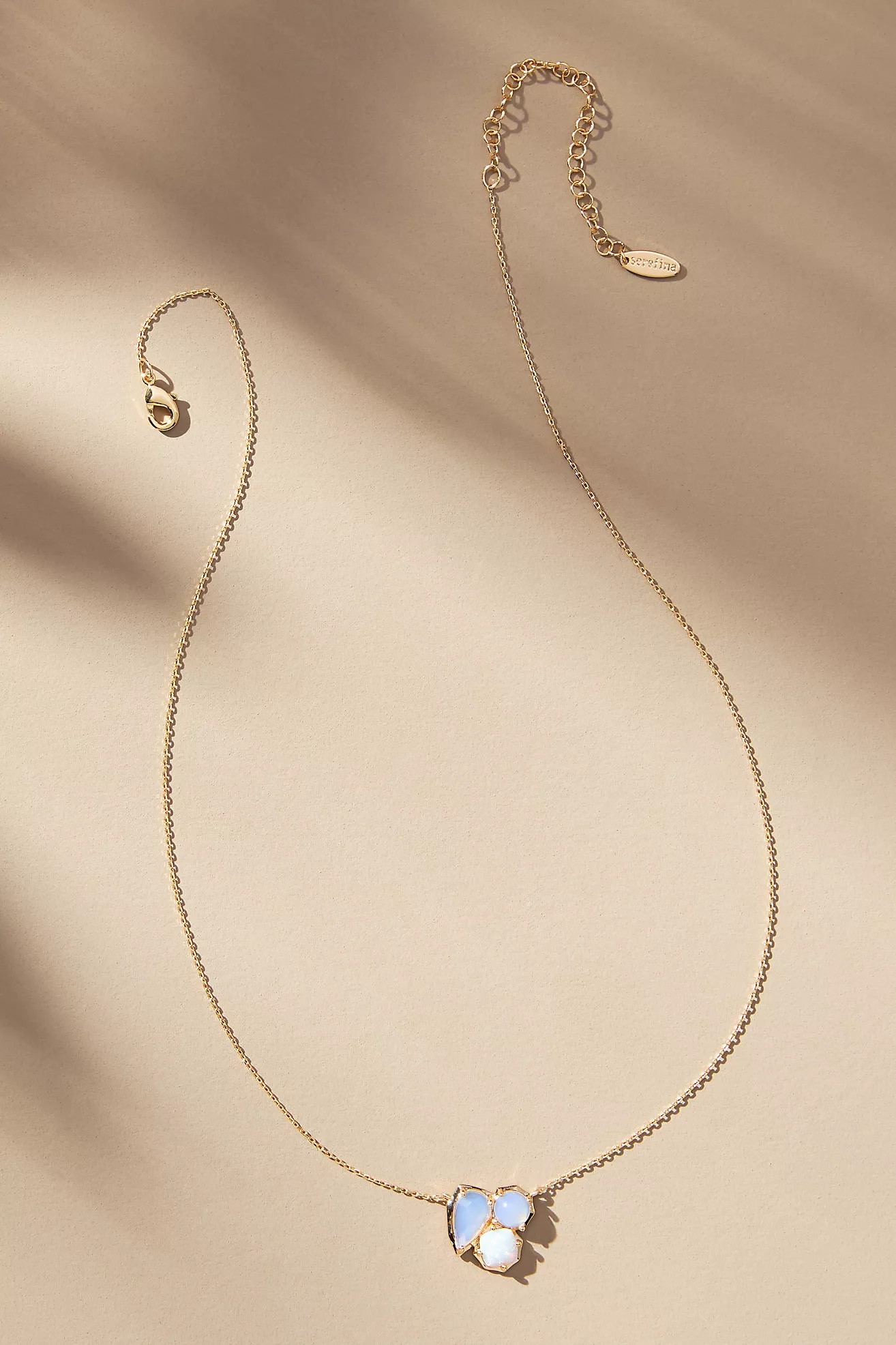 Dainty Crystal Cluster Necklace | Anthropologie (US)