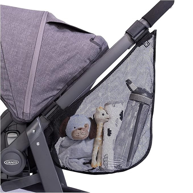 J.L. Childress Side Sling, Universal Fit Stroller Mesh Cargo Net and Organizer, Extra Stroller St... | Amazon (US)