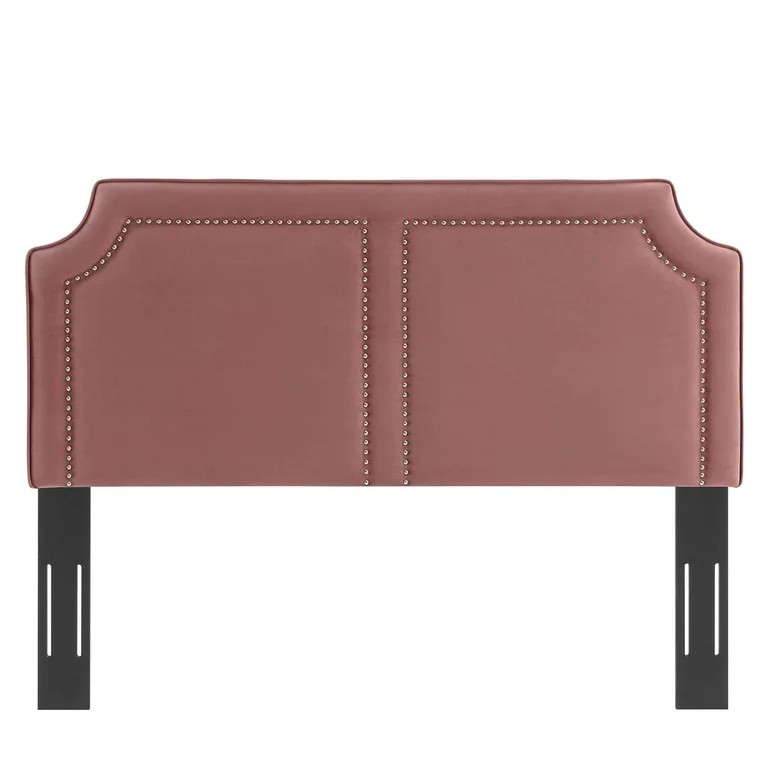 Modway Cynthia Performance Velvet King/California King Headboard in Dusty Rose - Walmart.com | Walmart (US)