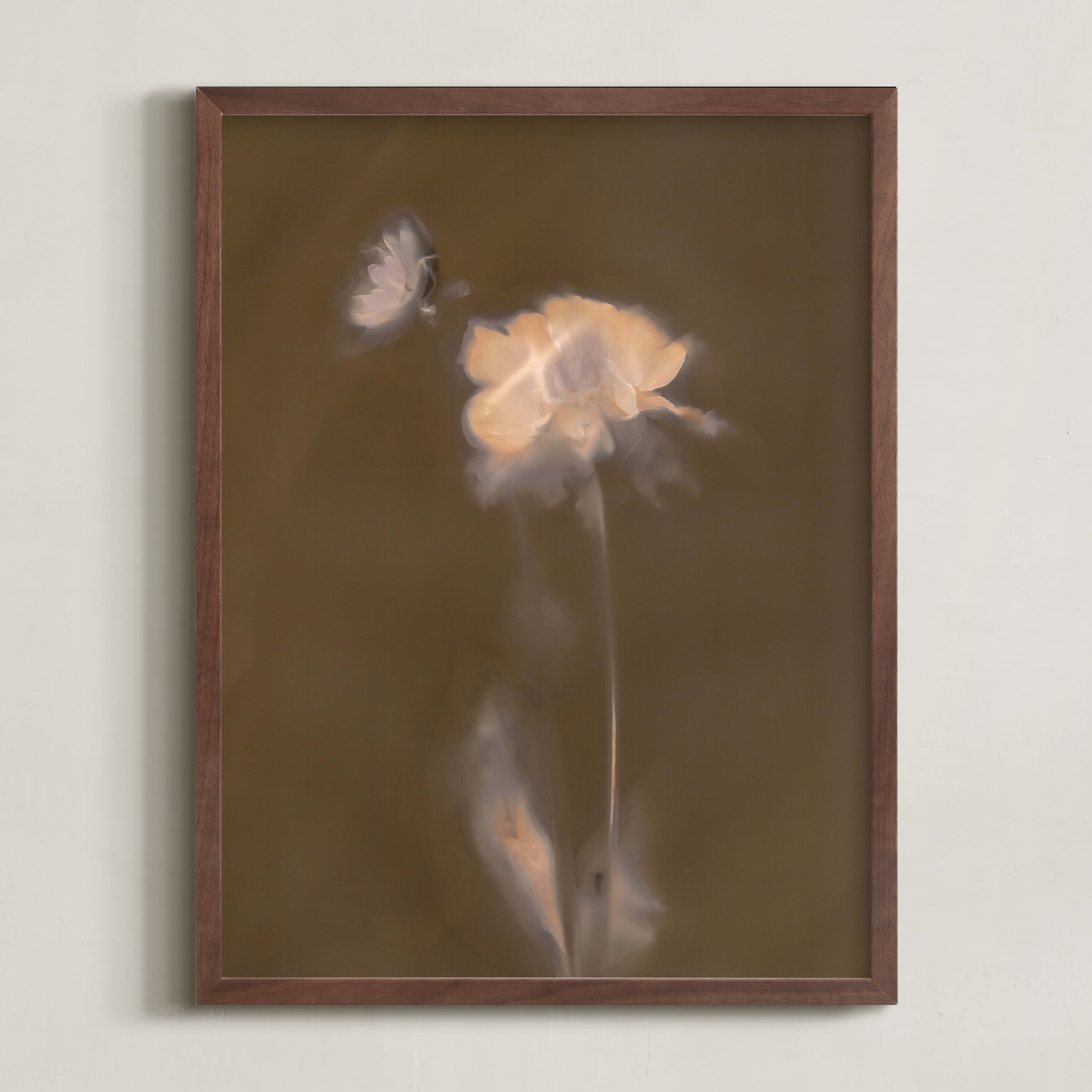 "Single Dahlia Flower" - Photography Limited Edition Art Print by Sarah Hart Morgan. | Minted