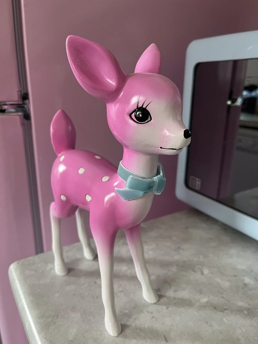 NEW - PINK RETRO VINTAGE KITSCH BABYCHAM STYLE  DEER | eBay US