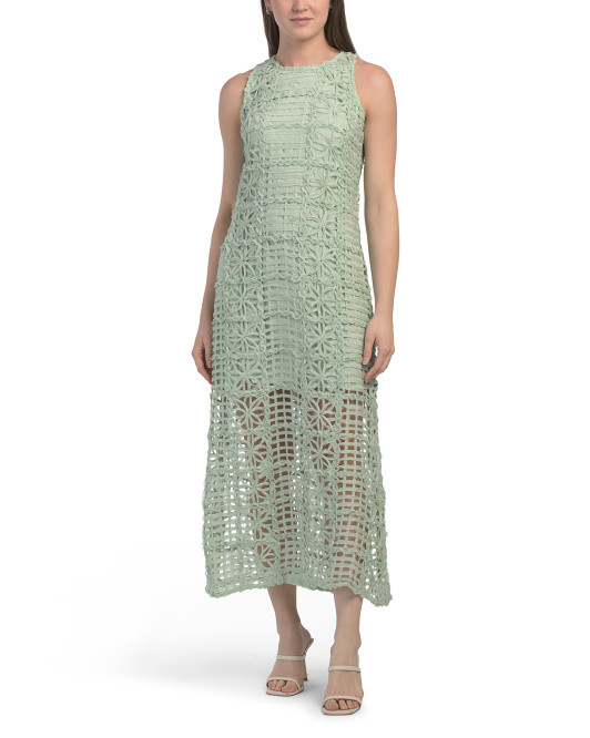 Textured Sleeveless Maxi Dress | TJ Maxx