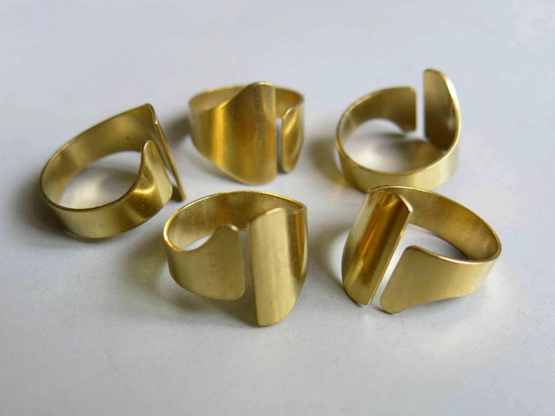20pcs Raw Brass Ring , Ring Findings 19mm - F162 | Etsy (US)