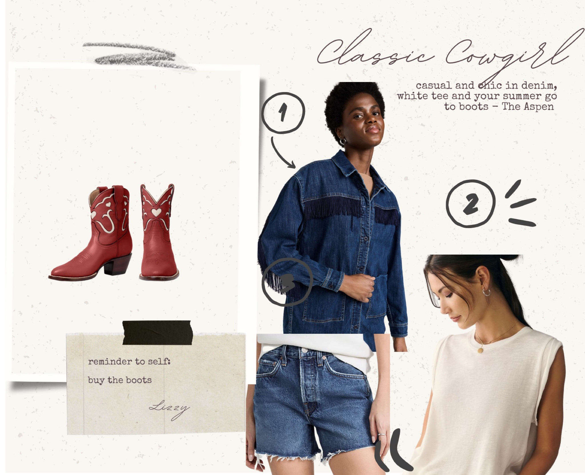 Cowgirl classics featuring The Aspen Short Boot. 

#LTKSeasonal #LTKshoecrush #LTKstyletip