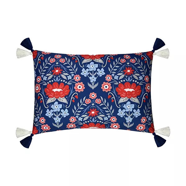 Celebrate Together Americana™ Navy Wallpaper Print Pillow | Kohl's