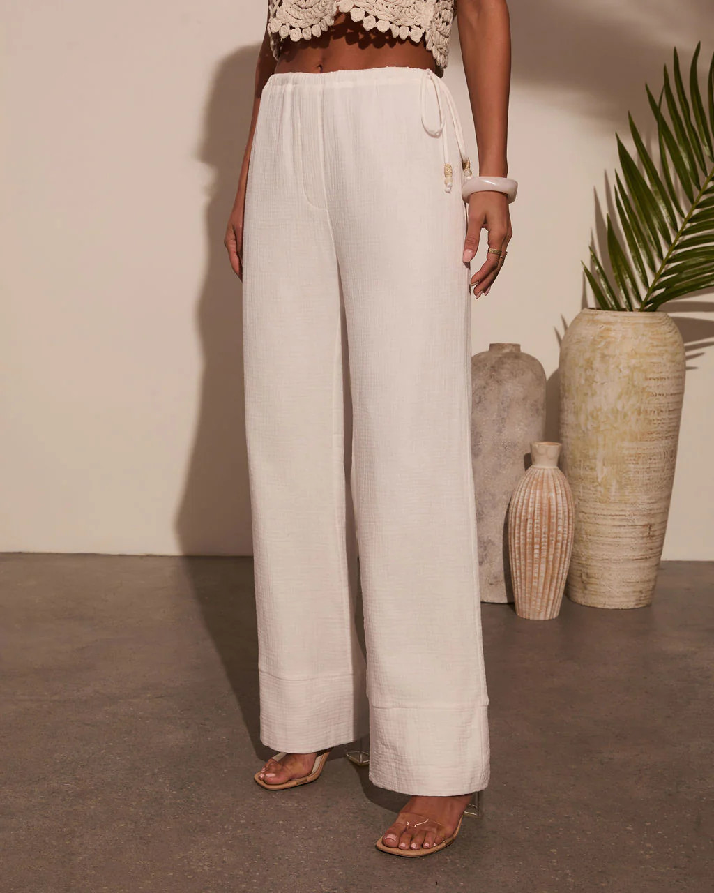 At The Seaside Lightweight Wide Leg Pants | VICI