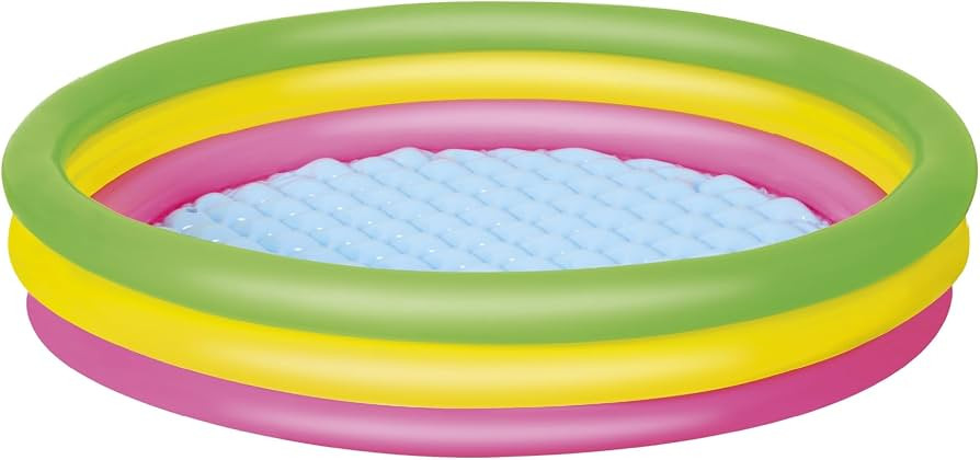 Bestway Summer Set Paddling Pool | Swimming Pool Toys, Water Pool Toys, Inflatable Baby, Kids Poo... | Amazon (UK)