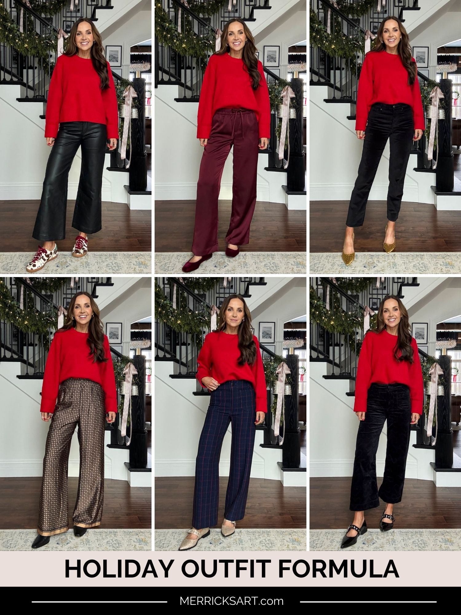 Holiday Outfit Formula 
Red Sweater (@abercrombie)

Better than Basic Pants 
(@kutfromthekloth, @target, @oldnavy, @dillards, @anthropologie)

Shoes (@anthropologie, @walmart, @amazon, @stevemadden)

 

#LTKootd #LTKgrwm #LTKHoliday