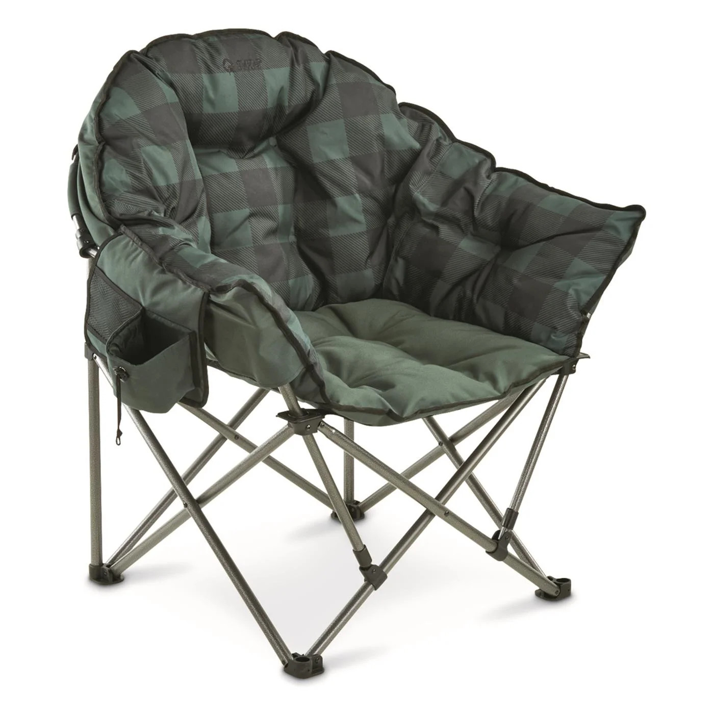 Guide Gear Club Camping Chair, Oversized, Portable, Folding with Padded Seats, 500-lb. Capacity -... | Walmart (US)