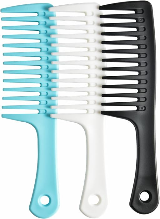 Wide Tooth comb, Large Detangling Comb for Women and Men, Durable Styling Brush for Curly, Long, ... | Amazon (US)