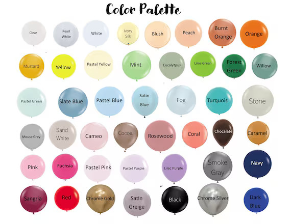 Custom Colors DIY Balloon Garland Arch Kit | Pick Your Own Balloons Colors | Boho Balloons | Late... | Etsy (US)