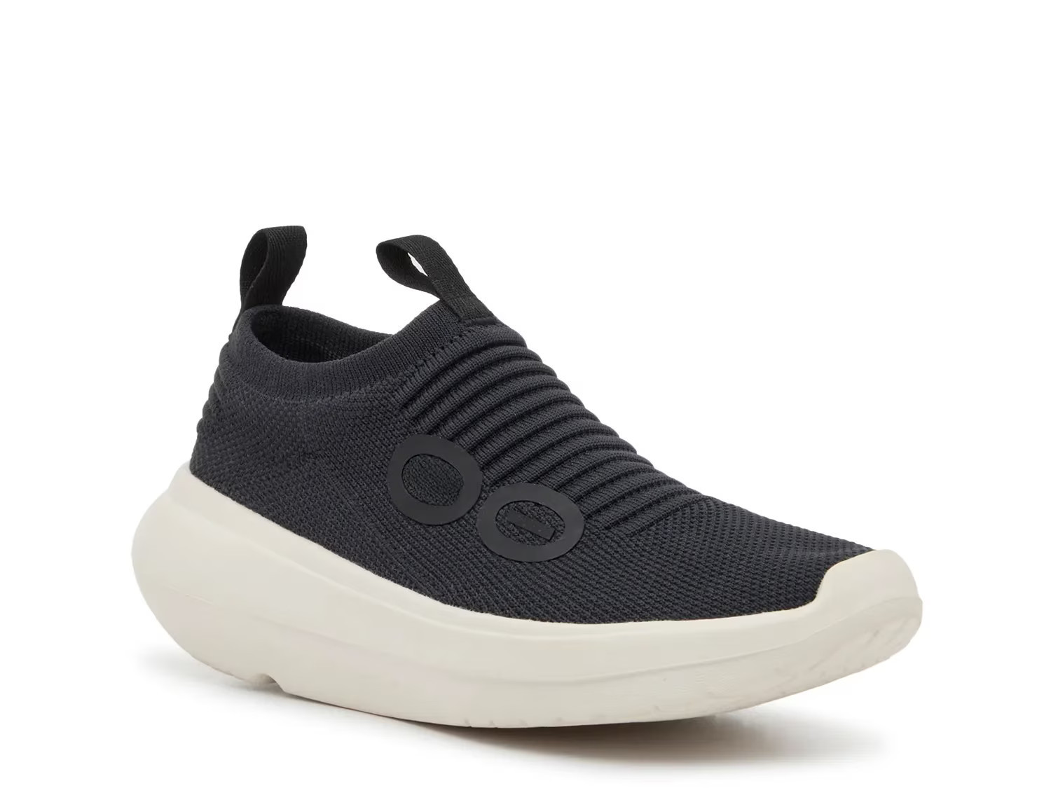 OOFOS OOmy Zen SlipOn Sneaker | Women's | White/Black | Size 9.5 | Slip-Ons | DSW