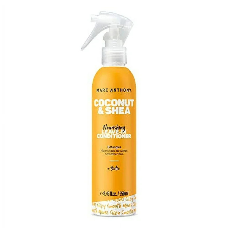 Marc Anthony Leave-In Conditioner Spray, Coconut Oil & Shea Butter - Anti-Frizz Biotin Detangling... | Walmart (US)
