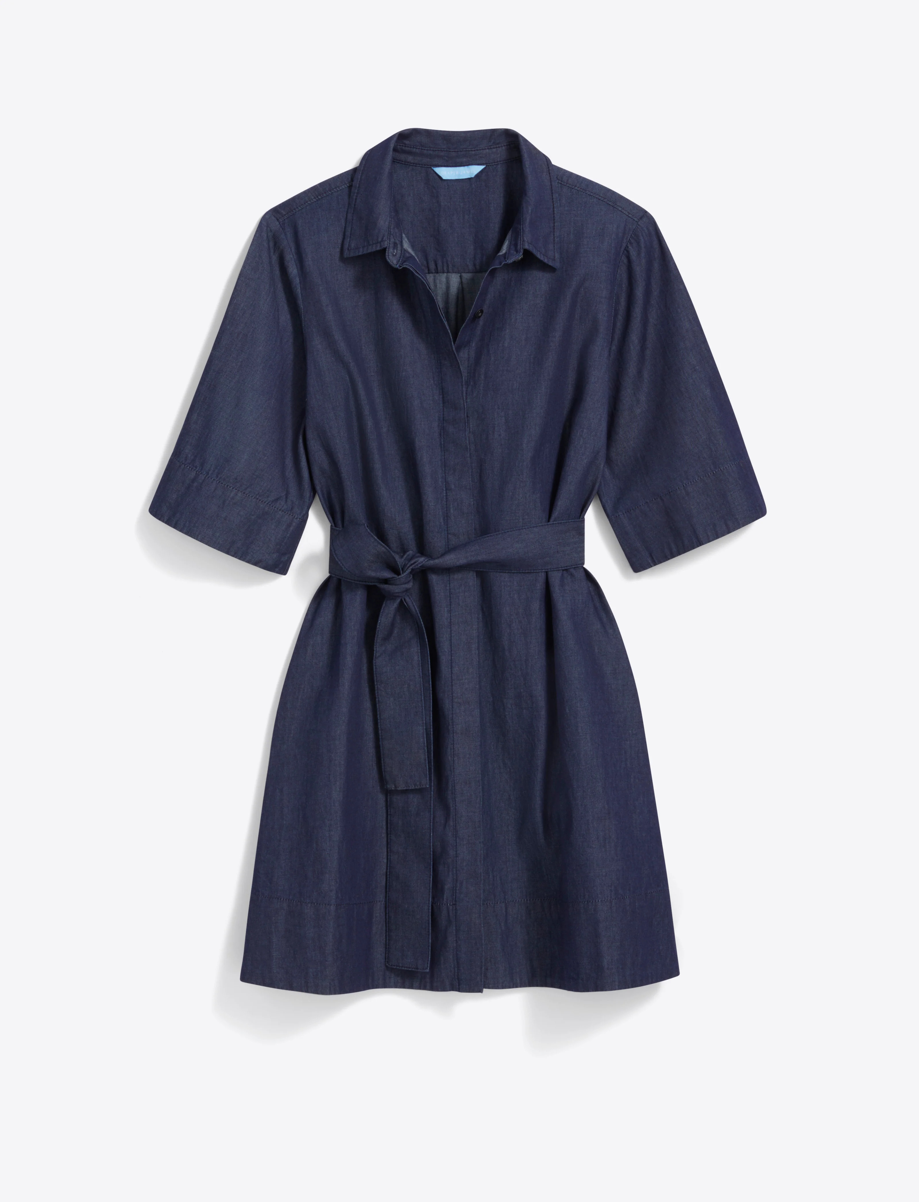 Riley Mini Shirtdress in Chambray | Draper James (US)