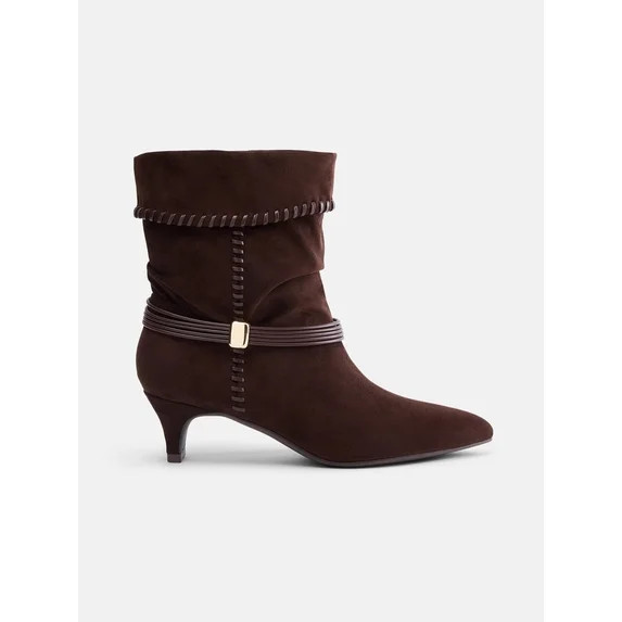 Scenario Women's Kitten Heel Short Boots | Walmart (US)