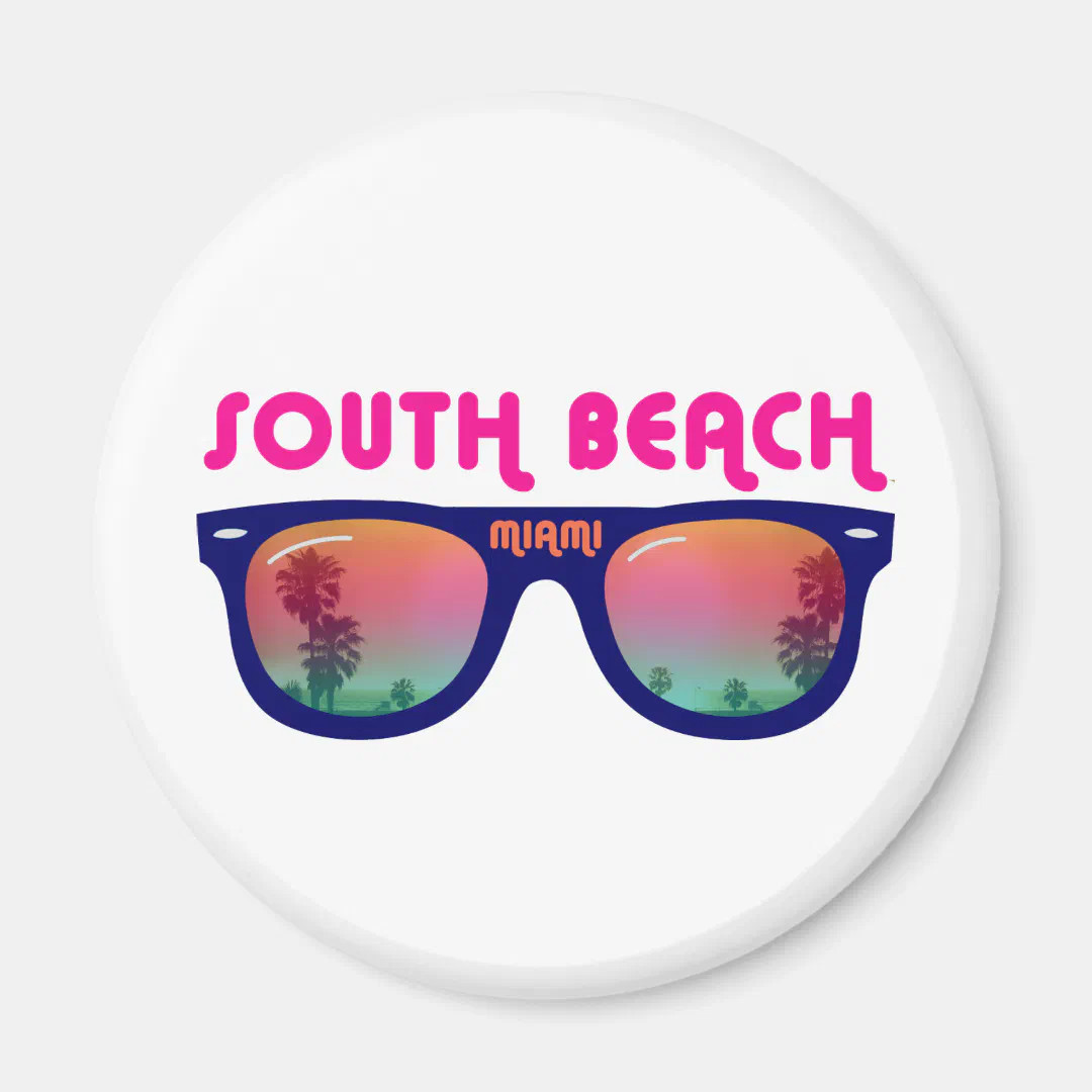 South Beach Miami Magnet | Zazzle | Zazzle