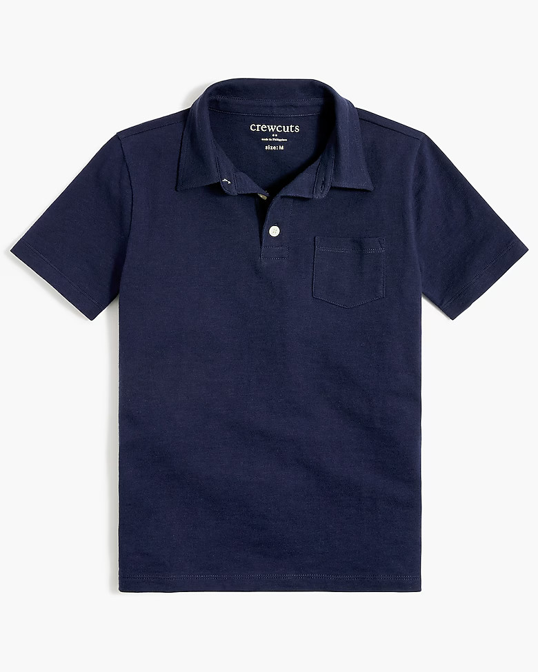 Kids' cotton slub polo shirt | J.Crew Factory