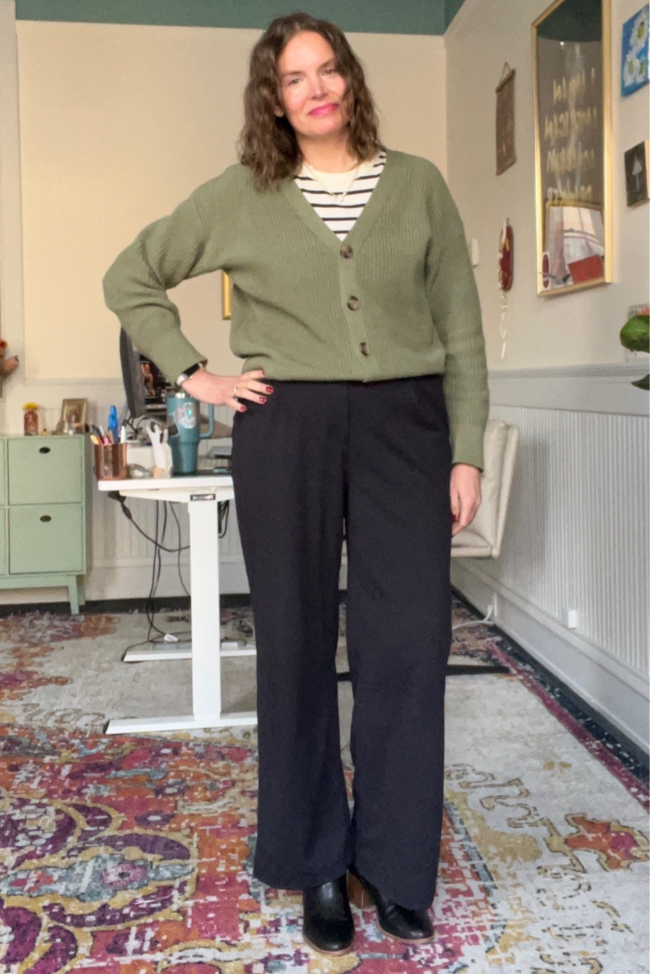 Styling a striped tshirt for fall 

#LTKMidsize #LTKSeasonal #LTKOver40