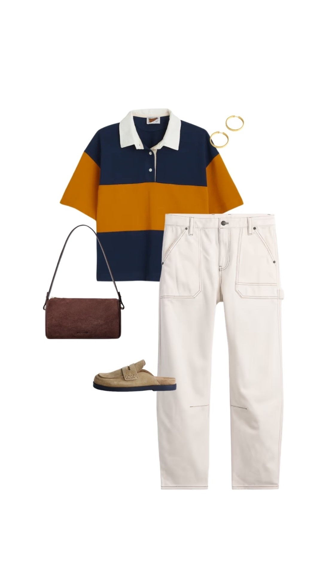 These gap utility pants look even better in person! I love the boxy polo trend heading into fall 🍂

#LTKootd #LTKSaleAlert #LTKxMadewell
