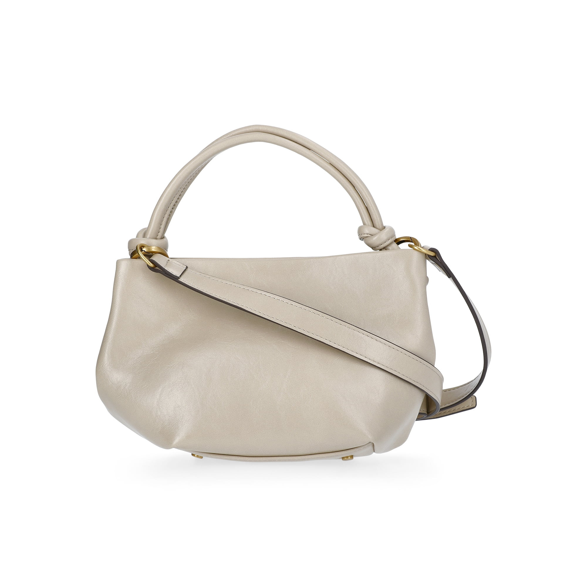 Scoop Women's Faux Leather Mini Satchel Bag, Almond Biscuit | Walmart (US)