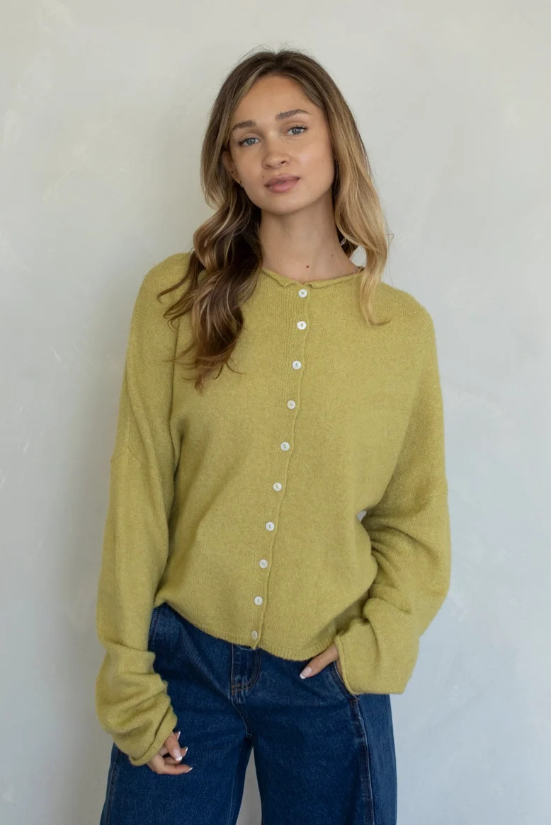 Things Between Piper Cardigan - Moss | All Deserved