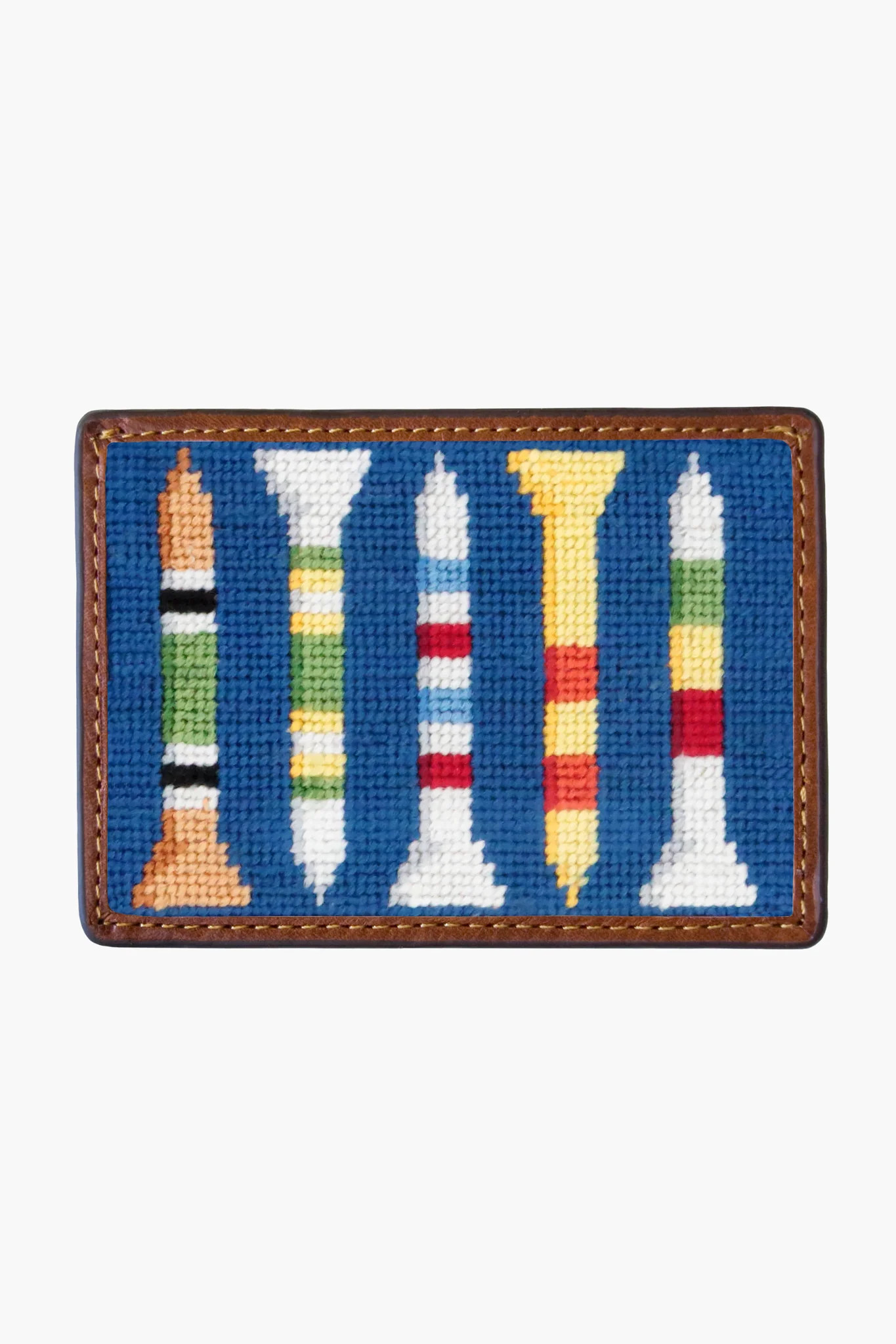 Golf Tees Needlepoint Credit Card Wallet | Tuckernuck (US)