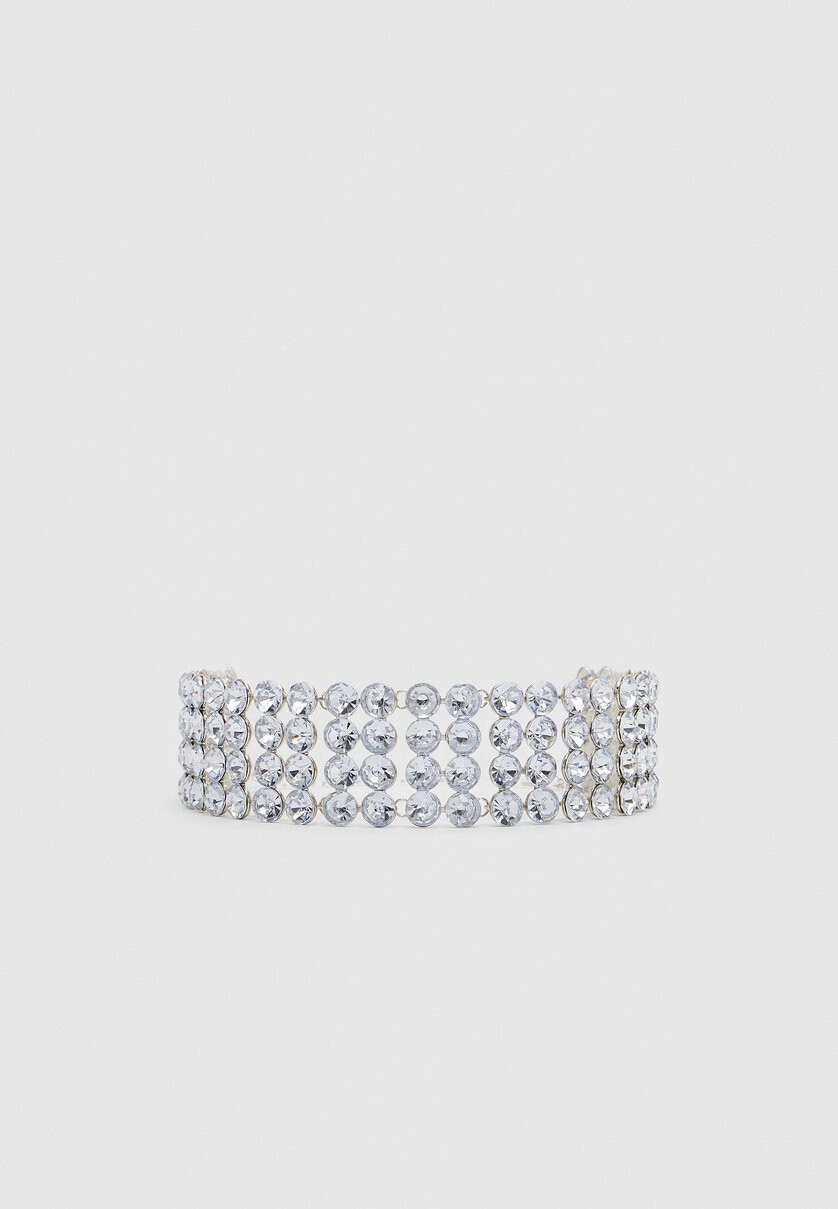 Choker mit Schmuckstein - Modeschmuck für Damen | Stradivarius Deutschland | Stradivarius DE