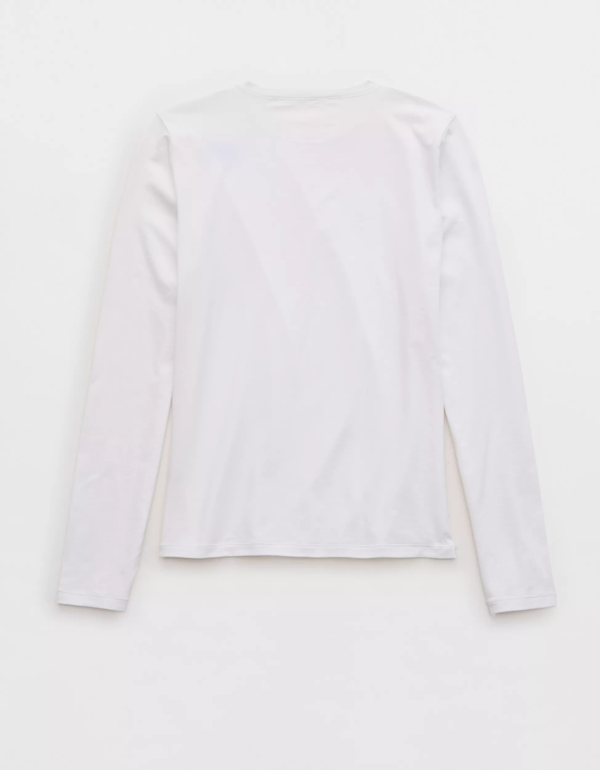 SMOOTHEZ Cotton Blend BESTEES Long Sleeve Crew T-Shirt | Aerie