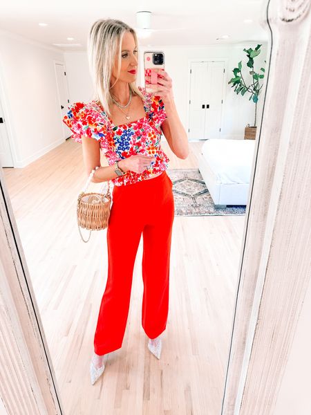 These red pants are giving me life! The perfect statement piece. 

Buddy Love / Revolve clothing / floral blouse / outfit idea / dressed up / Amazon 

#LTKfindsunder100 #LTKfindsunder50