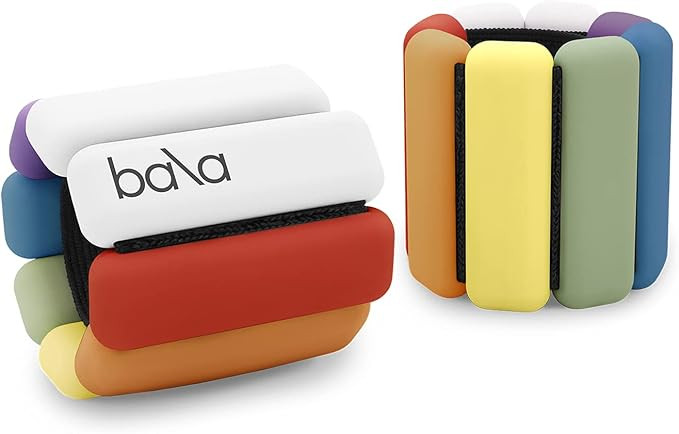 Amazon.com: Bala Bangles - Set of 2 (1lb Each) | Adjustable Wearable Wrist & Ankle Weights | Yoga... | Amazon (US)