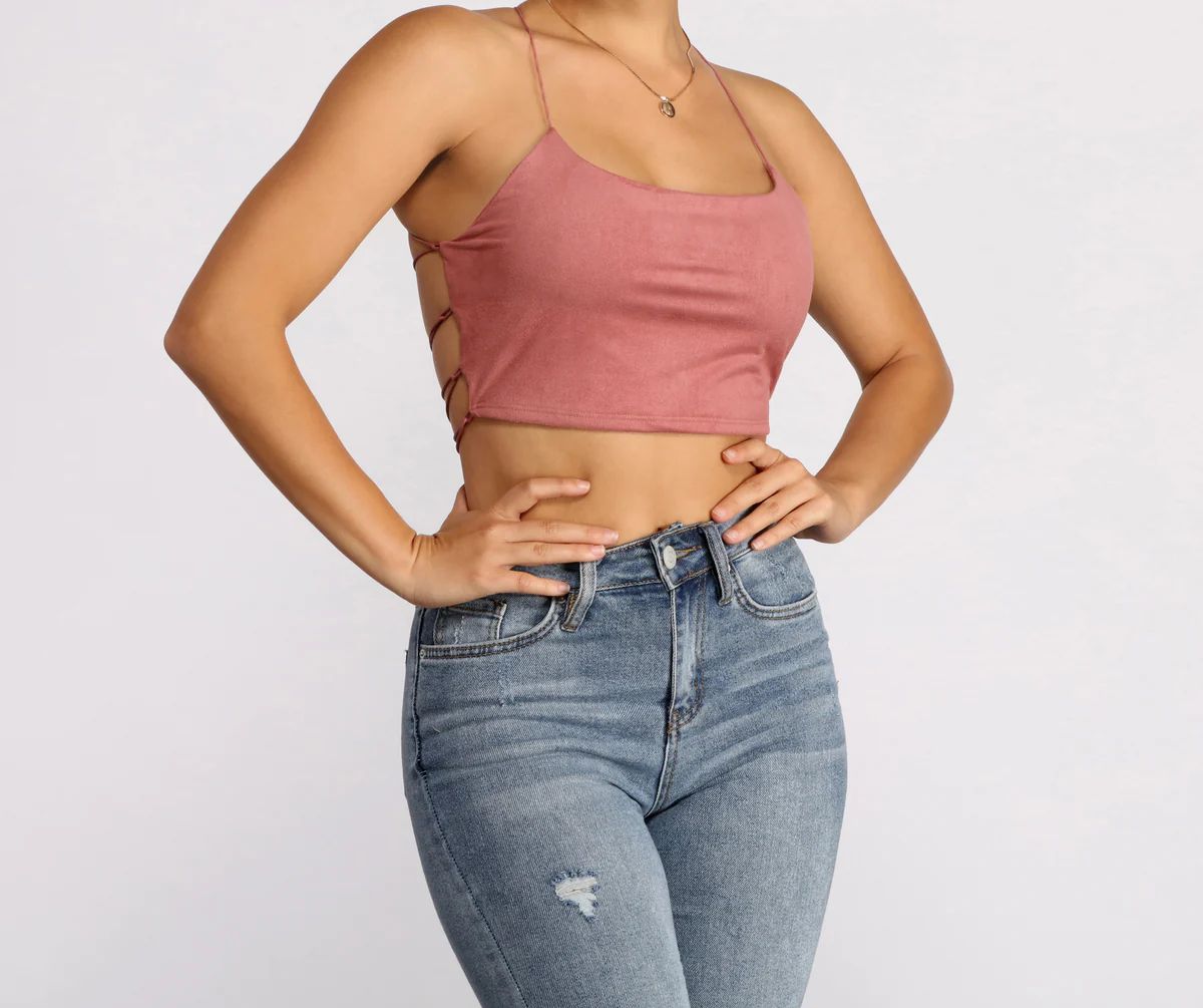 Sexy Strappy Back Crop Top | Windsor Stores