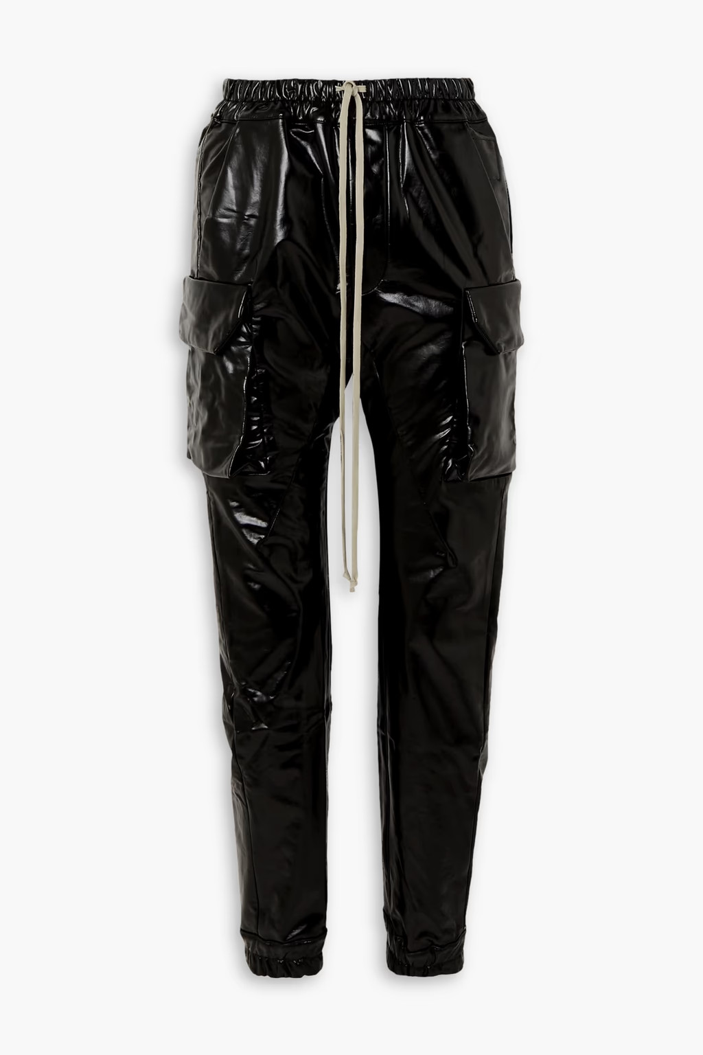 Coated cotton-blend cargo pants | The Outnet (US and CA)