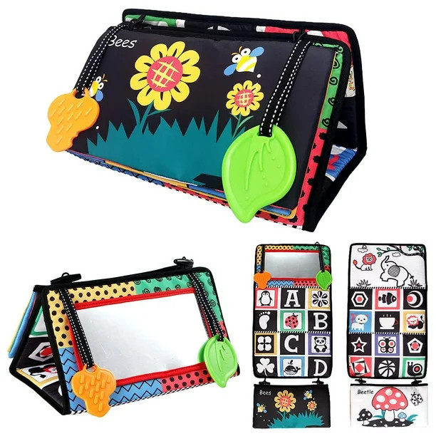 vocheer Tummy Time Floor Mirror, Developmental Montessori Sensory Crawling Toy for Unisex Baby, E... | Walmart (US)