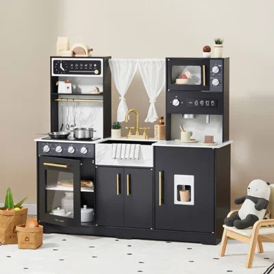 Tiny Land® Trendy Home Style Play Kitchen | Wayfair North America