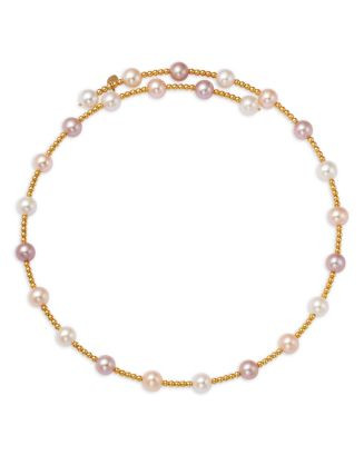 Spring Pearl Cultured Freshwater Pearl Structured Choker Necklace in 14K Yellow Gold | Bloomingdale's (US)