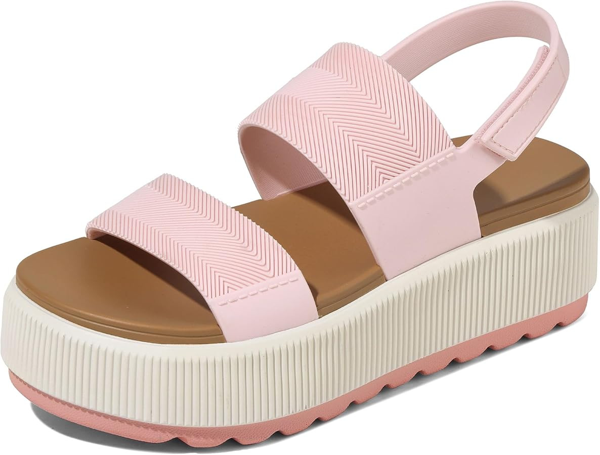 Marc Ford Platform Water Sandals for Women Chunky Wedge Lug Sole Comfortable Waterproof Summer Wa... | Amazon (US)