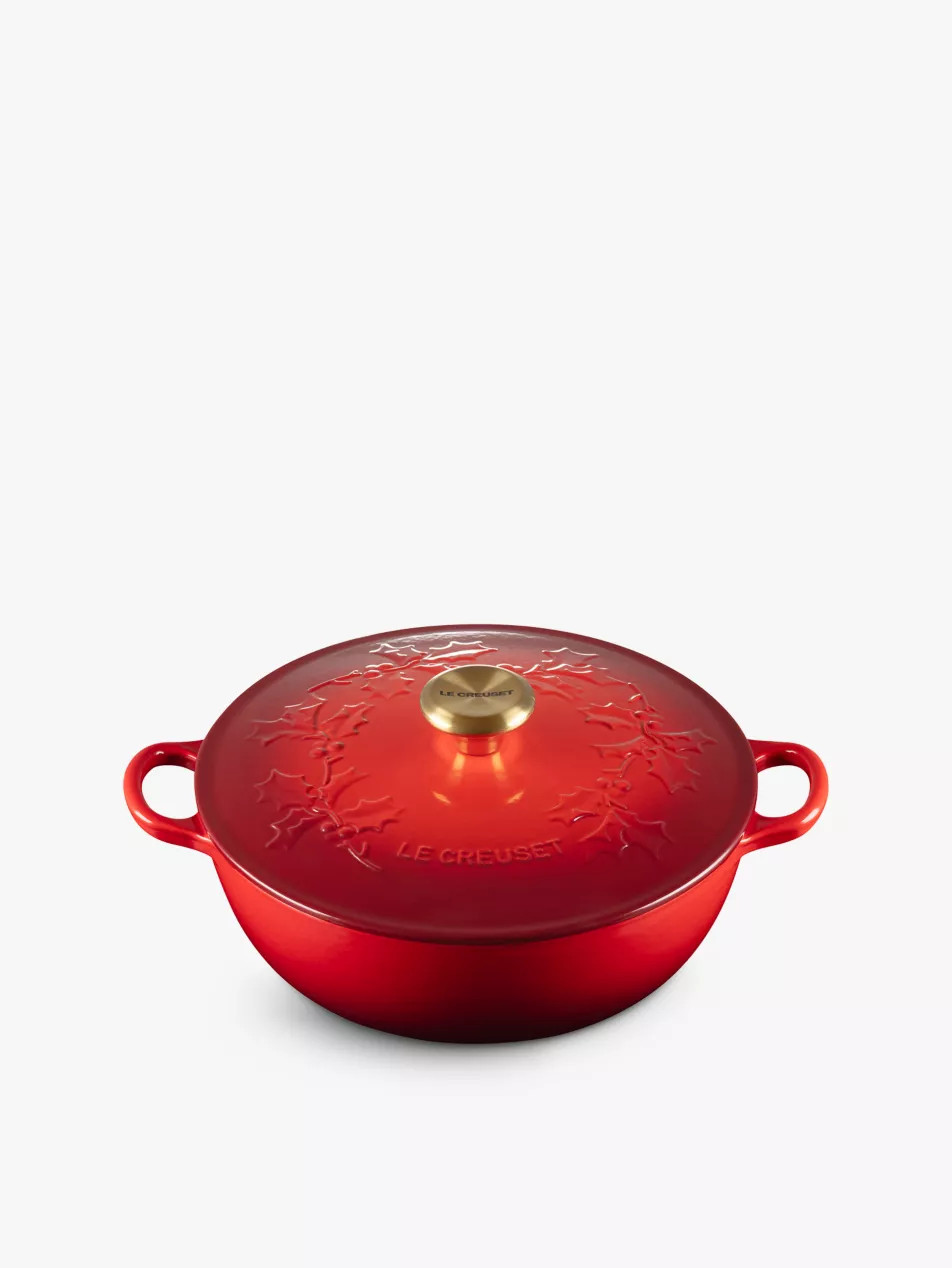 Holly cast-iron soup pot 26cm | Selfridges