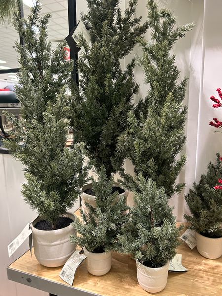 Found the most amazing faux trees that come in 3 sizes at Walmart! 
#deals #target #holiday! 

#LTKHoliday #LTKSeasonal #LTKhome