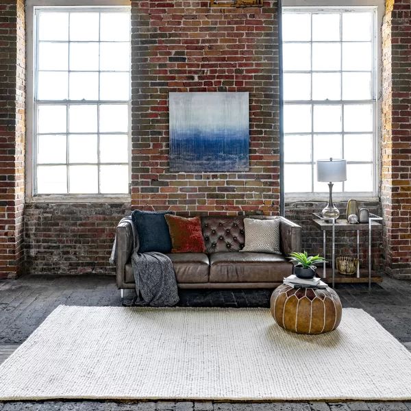 Arviso Hand-Braided Wool/Cotton Ivory Rug | Wayfair North America