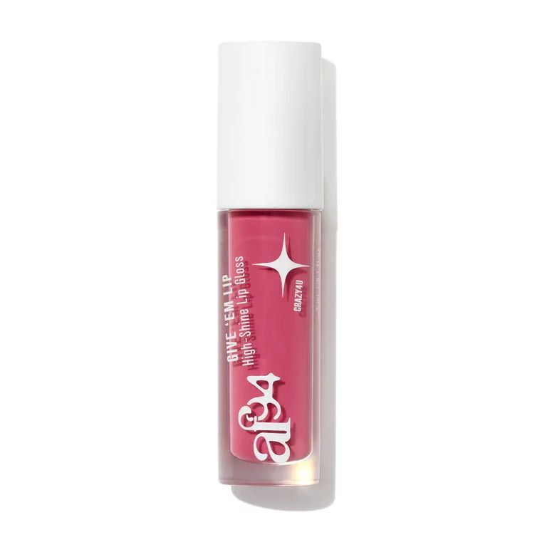 af94 Give Em Lip High Shine Lip Gloss, Crazy4U, Pink | Walmart (US)