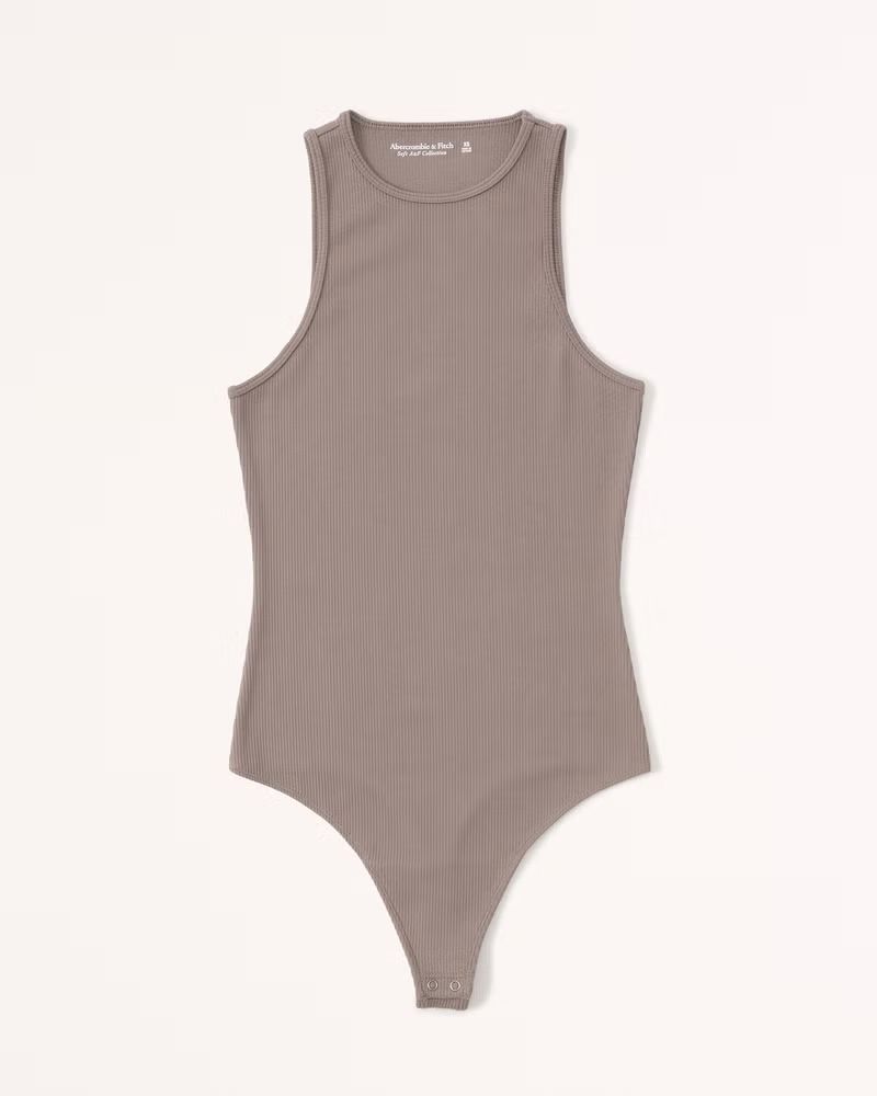 Women's Essential Ribbed Tank Bodysuit | Women's Tops | Abercrombie.com | Abercrombie & Fitch (US)