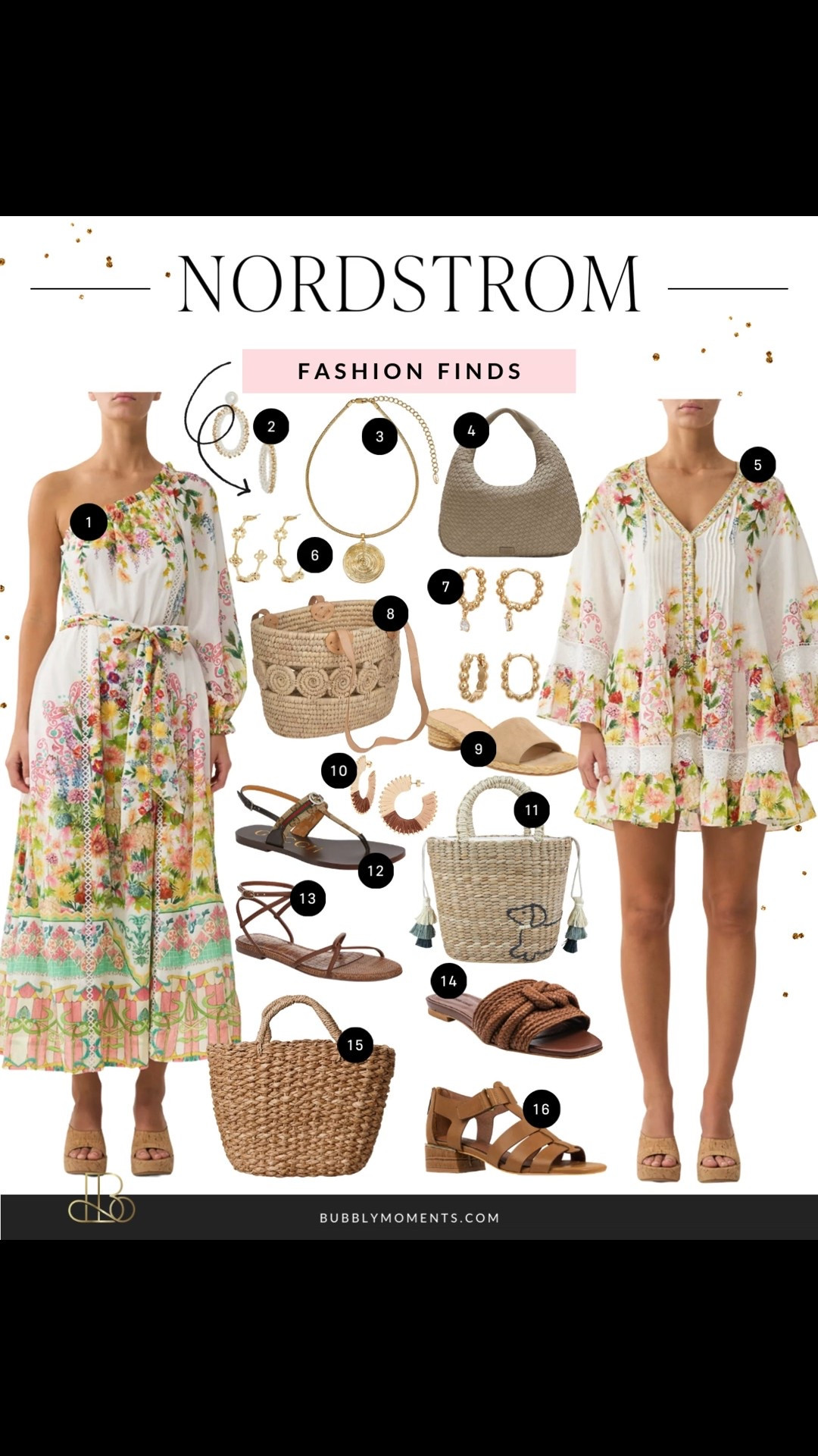 The essence of a sophisticated spring wardrobe lies in the details, and this latest curation from Nordstrom captures that spirit perfectly. There is a clear emphasis on "quiet luxury" through the use of neutral tones, natural materials, and elevated gold accents that pull a look together with minimal effort. Statement dresses with bold, eclectic patterns serve as the focal point, while woven handbags and architectural sandals provide the grounding elements needed for a balanced outfit. Whether preparing for a destination getaway or refreshing a seasonal capsule wardrobe, these pieces represent the pinnacle of chic, functional fashion. This selection prioritizes versatility, ensuring that each item can be styled in multiple ways to suit any social calendar. Shop the curated selection to find the next investment piece that will define the season. 🥂🤍
#LTKluxury #LTKunder100 #NordstromStyle #ClassyStyle #ElegantFashion #StyleInspo #QuietLuxury #SpringElegance #CapsuleWardrobe #WardrobeEssentials #FashionDaily #ChicStyle #SpringVibes #OutfitDetails #LuxuryLifestyle

#LTKgrwm #LTKSeasonal #LTKootd