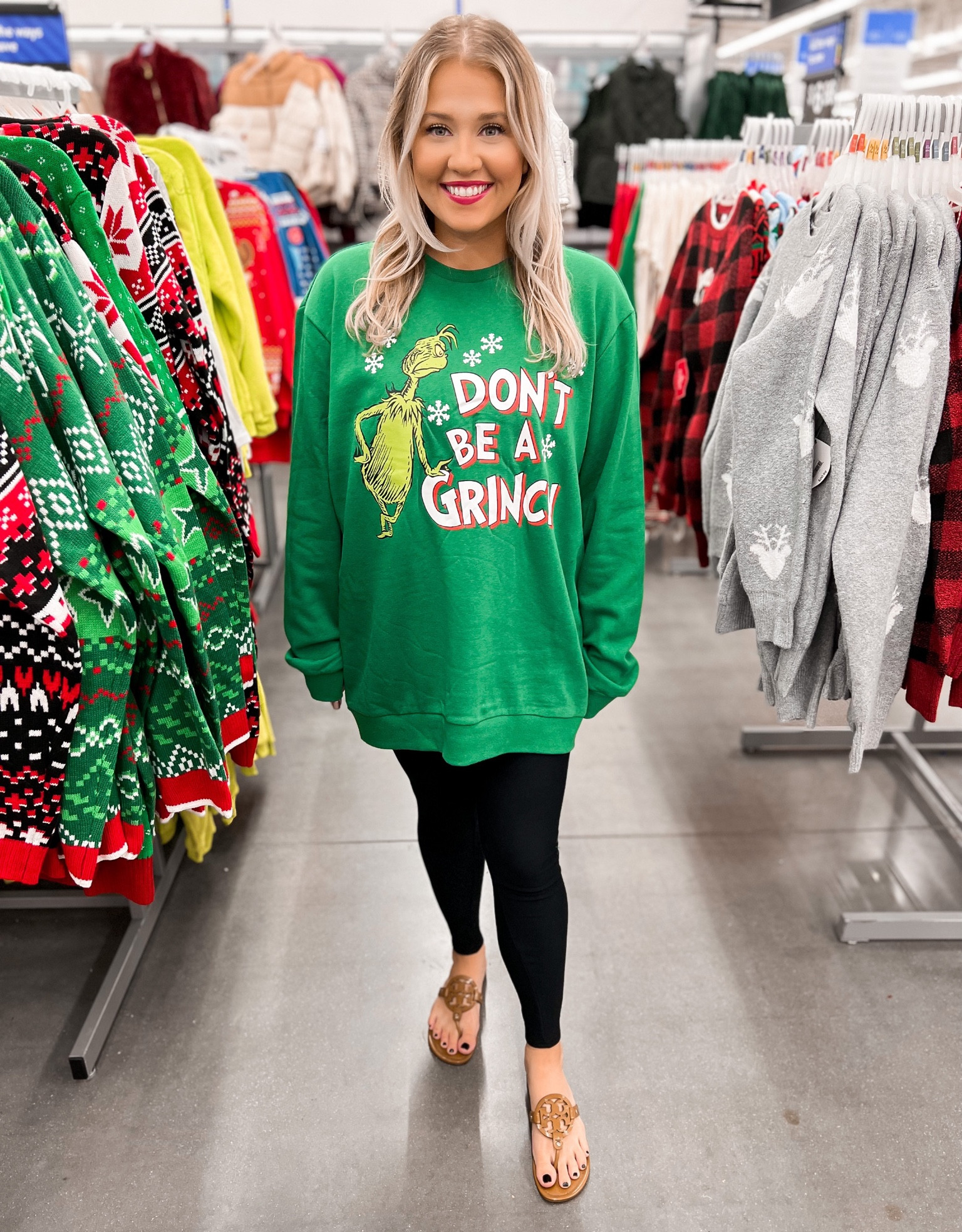 Grinch sweater cheap walmart