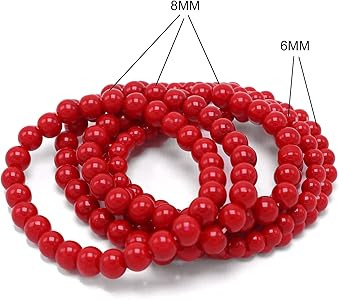 Cryshimmer 5 Pcs Faux Pearl Bracelet Set for Women Beaded Stretch Strand Bracelets for Bridesmaid... | Amazon (US)