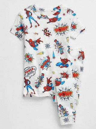babyGap | Marvel Spider-Man 100% Organic Cotton PJ Set | Gap Factory