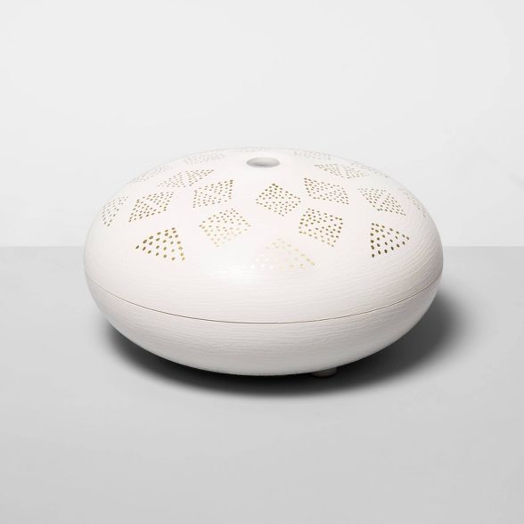 200ml Dotted Orb Oil Diffuser White/Gold - Opalhouse™ | Target